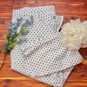 Blue & White patterned pants